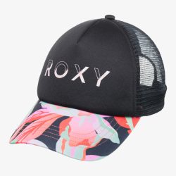 ROXY GIRLS CAP HONEY COCONUT ANTHRACITE THE MOVES FLORAL