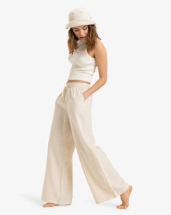ROXY LEKEITIO BREAK MID PANT PARCHMENT