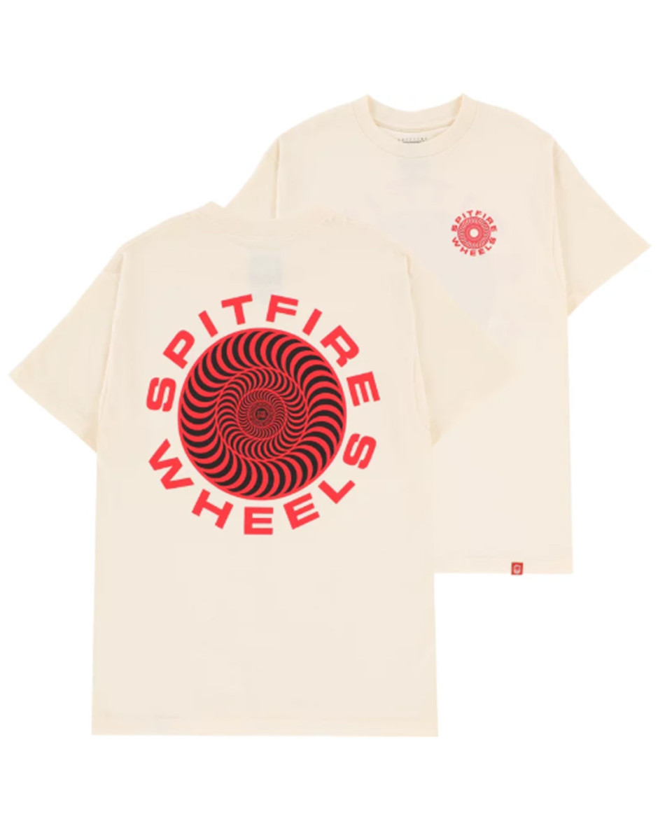 Spitfire classic 87 swirl tee cream