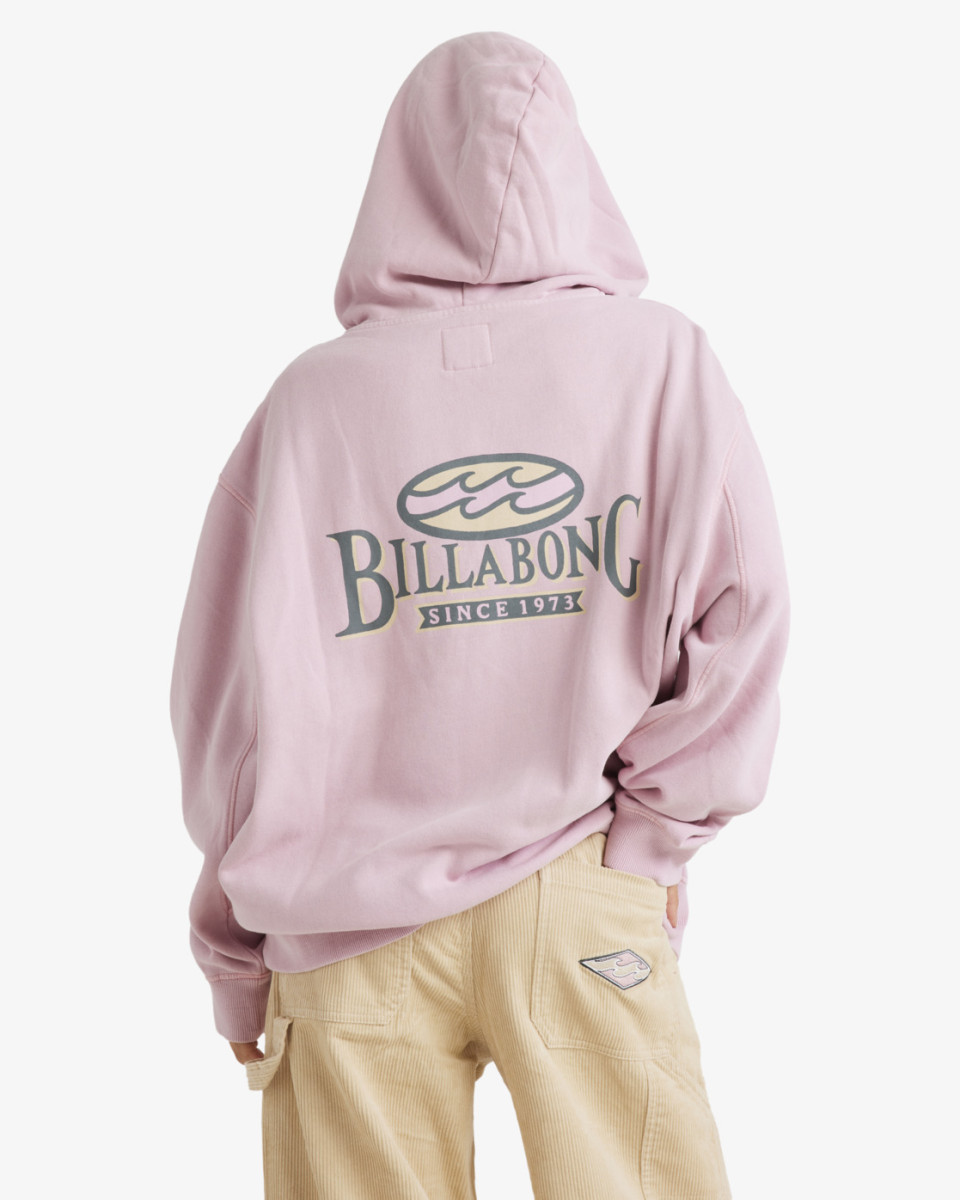 BILLABONG BEACH TOUR HOODIE CHALK PINK