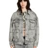 VOLCOM FA FILIP RYGALSKI DENIM JACKETS GREY VINTAGE