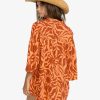 BILLABONG BEACH SIDE PRNTD SS WVN ORANGE SQUEEZE - Afbeelding 2