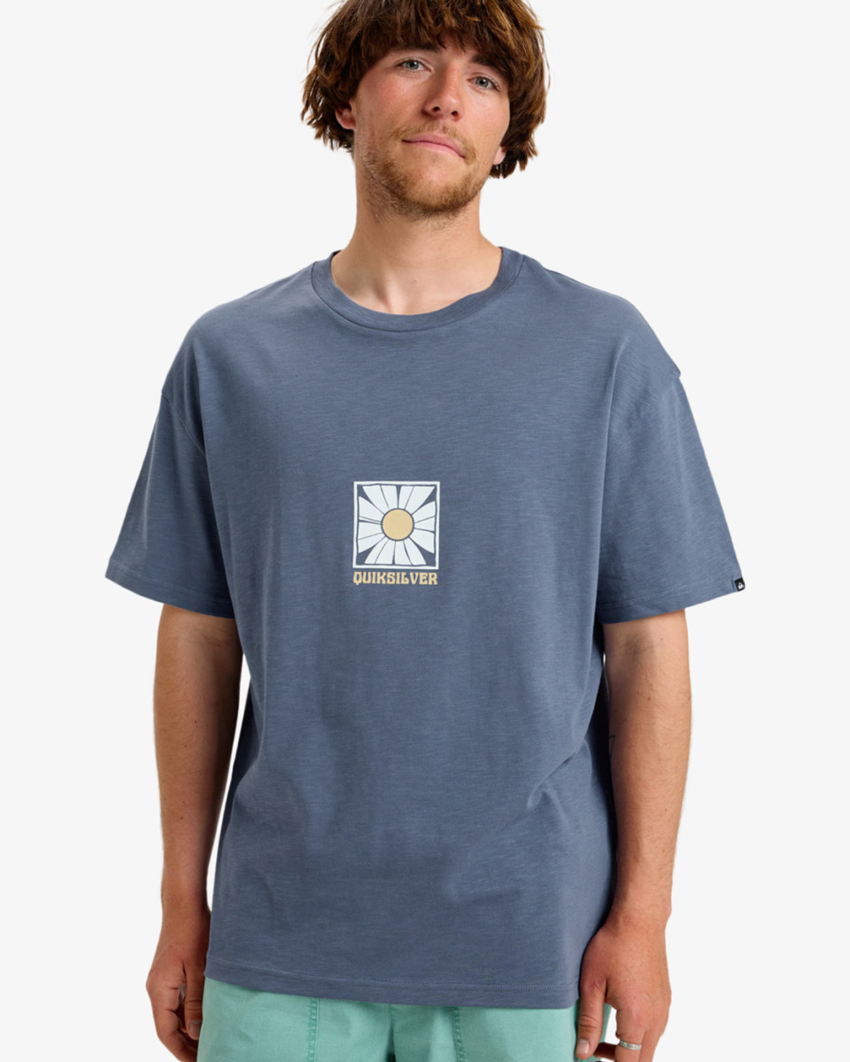 QUIKSILVER BLOOMY TEE SS VINTAGE INDIGO