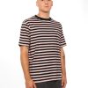 PUKAS S/s tee Stripes WASHED ROSE