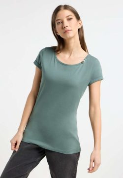 RAGWEAR FLLORAH GOTS T-SHIRT  BALTIC - Afbeelding 2