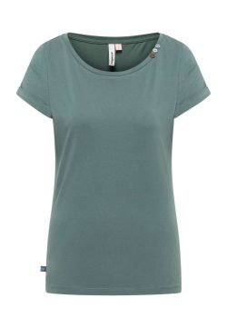 RAGWEAR FLLORAH GOTS T-SHIRT  BALTIC - Afbeelding 4