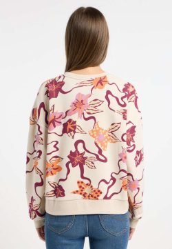 RAGWEAR WUSS PRINT SWEATER ECRU - Afbeelding 4