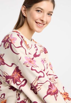 RAGWEAR WUSS PRINT SWEATER ECRU - Afbeelding 3