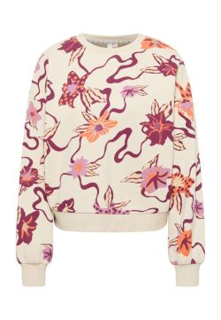 RAGWEAR WUSS PRINT SWEATER ECRU - Afbeelding 2