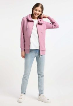 RAGWEAR NESKIA ZIP VEST DUSTY PINK - Afbeelding 2