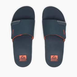 REEF FANNING SLIDE NAVY/ORANGE/WHITE - Afbeelding 4