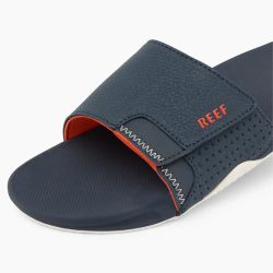 REEF FANNING SLIDE NAVY/ORANGE/WHITE - Afbeelding 5