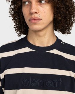 ELEMENT YACHT CLUB SS OAT MILK/ECLIPSE NAVY - Afbeelding 2