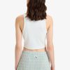 QUIKSILVER PENIDA CROP TANK SNOW WHITE - Afbeelding 2