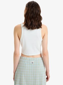 QUIKSILVER PENIDA CROP TANK SNOW WHITE - Afbeelding 2