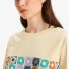 QUIKSILVER TILEBLOOM SCREEN SS TEE SUMMER MELON - Afbeelding 3