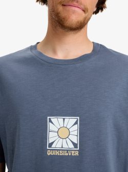 QUIKSILVER BLOOMY TEE SS VINTAGE INDIGO - Afbeelding 3