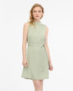 RAGWEAR ANGYC DRESS DUSTY GREEN