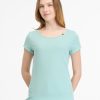 RAGWEAR FLLORAH GOTS T-SHIRT  AQUA