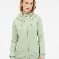 RAGWEAR NESKIA ZIP VEST DUSTY GREEN