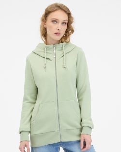 RAGWEAR NESKIA ZIP VEST DUSTY GREEN