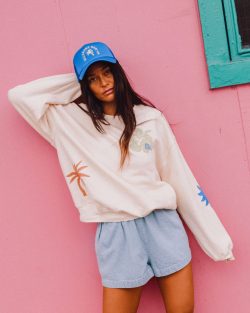 BILLABONG WATER SIGNS KENDALL CREW WHITECAP