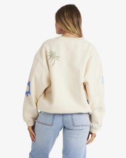 BILLABONG WATER SIGNS KENDALL CREW WHITECAP - Afbeelding 3