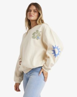 BILLABONG WATER SIGNS KENDALL CREW WHITECAP - Afbeelding 4