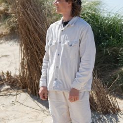 PUKAS Jacket Corduroy Contrast BEIGE
