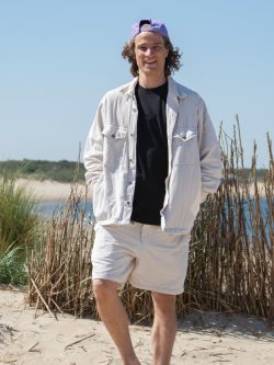 PUKAS Jacket Corduroy Contrast BEIGE - Afbeelding 3
