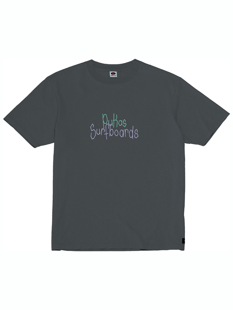 PUKAS S/s tee Hole CHARCOAL