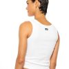 PUKAS Wmn rib tank Love WHITE - Afbeelding 2