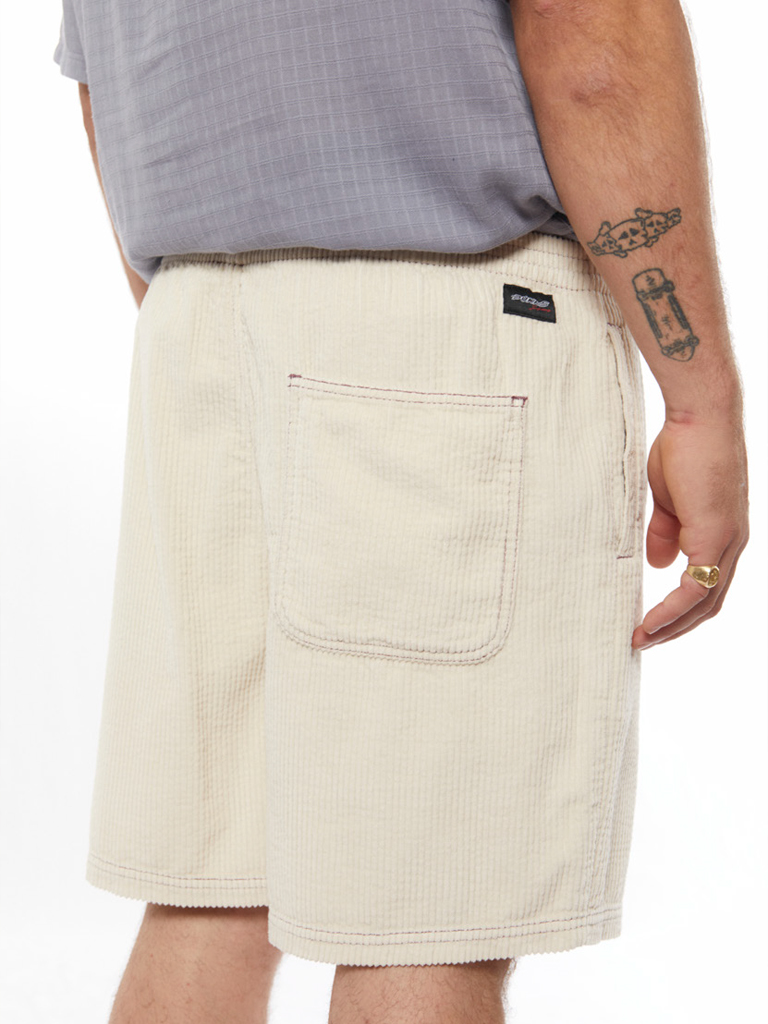 PUKAS Walkshort Corduroy Contrast BEIGE