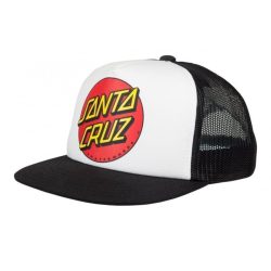 Santa Cruz Youth Classic Dot Cap White