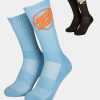 Santa Cruz  Partial Dot Sock (2 Pack) Pacific Blue & Black