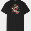Santa Cruz  Screaming Rose Flash T-Shirt Black