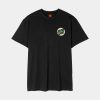 Santa Cruz  Screaming Rose Flash T-Shirt Black - Afbeelding 2