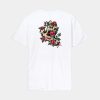 Santa Cruz  Screaming Rose Flash T-Shirt White - Afbeelding 3
