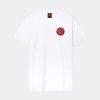 Santa Cruz  Screaming Rose Flash T-Shirt White - Afbeelding 4