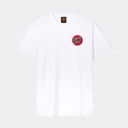 Santa Cruz  Screaming Rose Flash T-Shirt White - Afbeelding 4