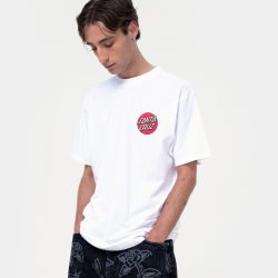 Santa Cruz  Screaming Rose Flash T-Shirt White - Afbeelding 2