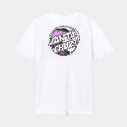 Santa Cruz Women Offshore Dot T-Shirt White - Afbeelding 5