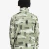 QUIKSILVER AKER HZ YOUTH FLEECE SHADOW CHECKS DESERT SAGE - Afbeelding 2