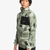 QUIKSILVER AKER HZ YOUTH FLEECE SHADOW CHECKS DESERT SAGE - Afbeelding 3
