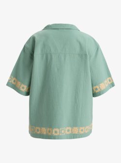 QUIKSILVER BAHAMAS SS SHIRT MALACHITE GREEN - Afbeelding 5