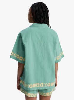 QUIKSILVER BAHAMAS SS SHIRT MALACHITE GREEN - Afbeelding 2