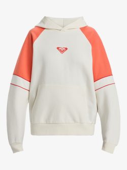 ROXY ESSENTIAL ENERGY BLOCKD HOODIE EGRET - Afbeelding 4