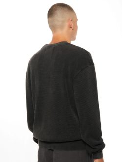 PUKAS Crew Waffle BLACK - Afbeelding 2