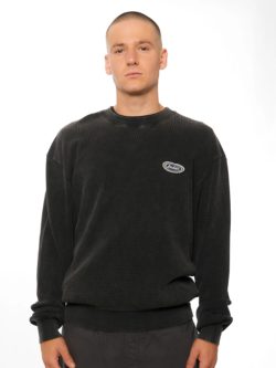 PUKAS Crew Waffle BLACK