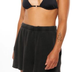 PUKAS Wmn Short Waffle BLACK